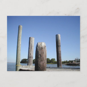Smith Island Dock Postcard Vykort