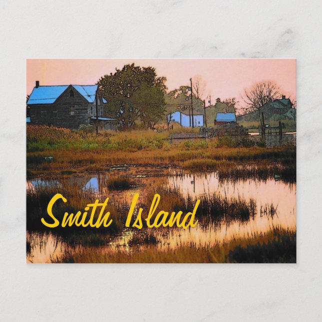Smith Island Postcard Vykort (Framsida)