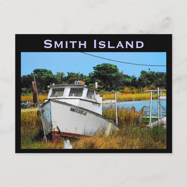 Smith Island Postcard Vykort (Framsida)