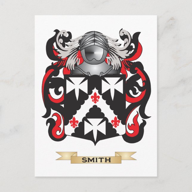 Smith Jackar om Arm (Family Crest) Vykort (Framsida)