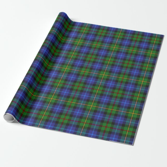 Smith Klan Scottish Tartan Plaid Mönster Presentpapper (Utrullad)
