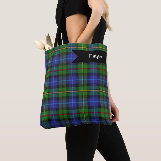 Smith Klan Scottish Tartan Plaid Mönster Tygkasse (Närbild)