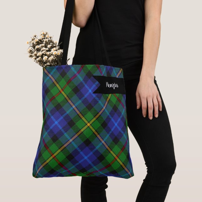 Smith Klan Scottish Tartan Plaid Mönster Tygkasse (Närbild)