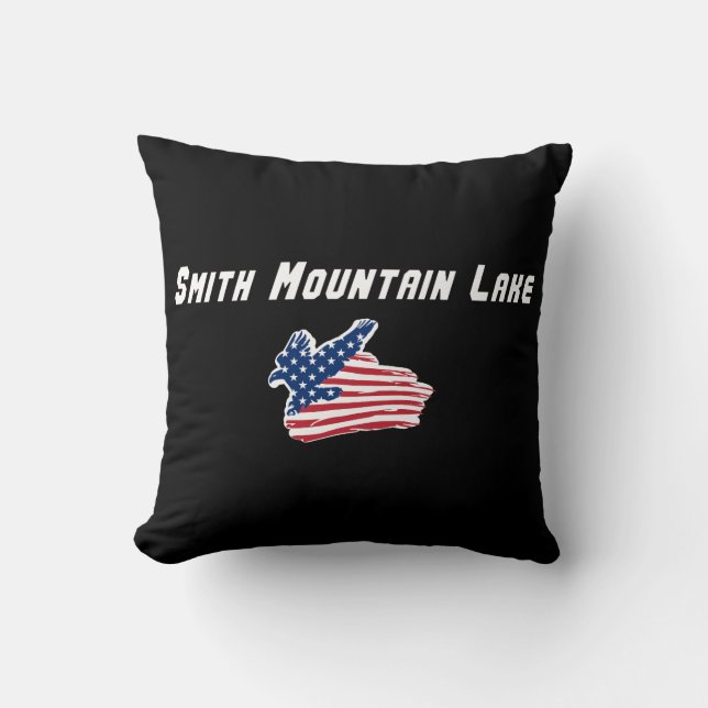 Smith Mountain Lake Virginia Örn Kuddvar Kudde (Framsida)