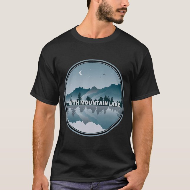 Smith Mountain Lake Virginia Reflektion T Shirt (Framsida)