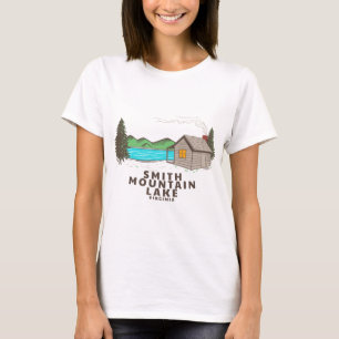 Smith Mountain Sjö Cabin T Shirt