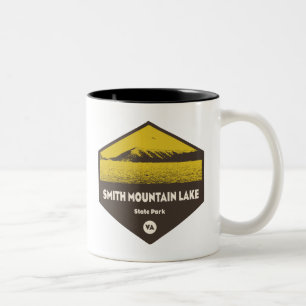 Smith Mountain Sjö State Park, Virginia Två-Tonad Mugg