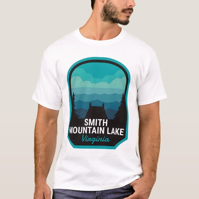 Smith Mountain Sjö Virginia Summer T Shirt (Framsida)