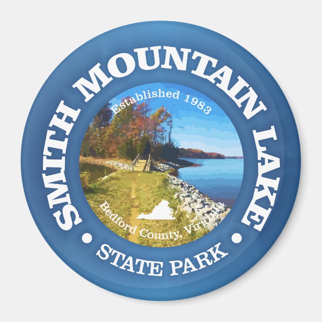 Smith Mountain SP Magnet (Framsidan)