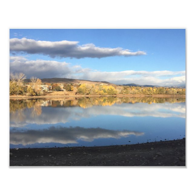 Smith Reservoir-reflektioner Fototryck (Framsidan)