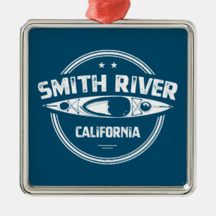 Smith River California Kayaking Julgransprydnad Metall