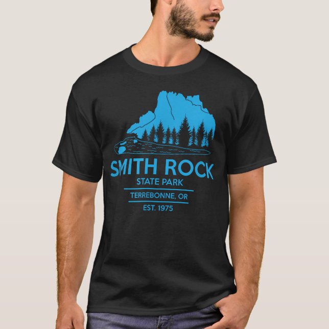 Smith Rock State Park - Oregon State T Shirt (Framsida)
