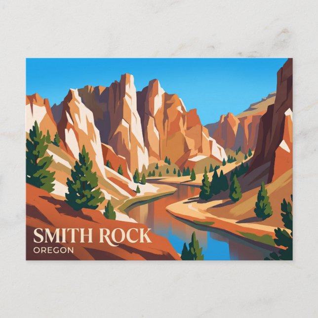 Smith Rock State Park USA Vykort (Framsida)