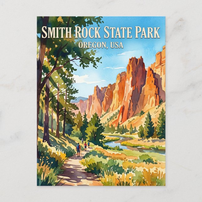 Smith Rock State Park USA Vykort (Framsida)