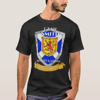 Smith Scottish Family Klan Scotland Shield T Shirt