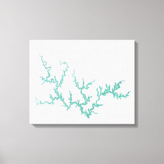 Smith Sjö Karta Canvastryck (Framsida)