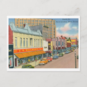 Smith St., Perth Amboy, NJ Vintage Vykort