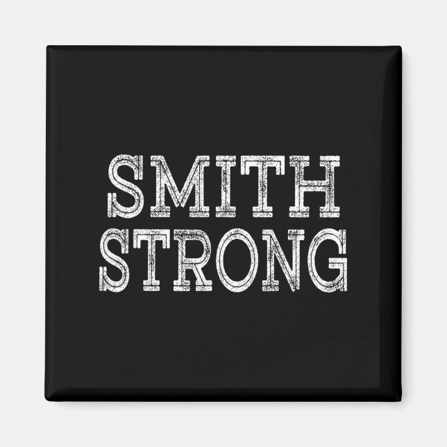 SMITH Stark Squad Familjeåterträff Efternamn Lag Magnet (Framsidan)