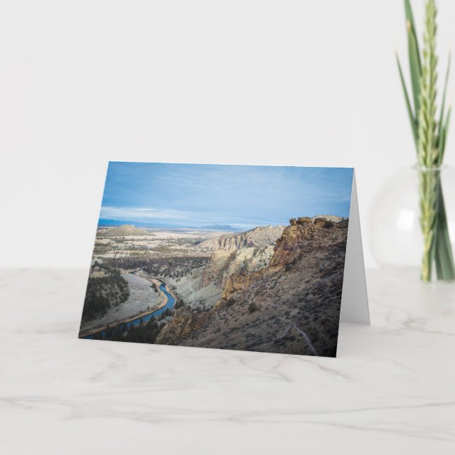 Smith Sten Canyon Greeting Card (tomt) Kort (Framsida)