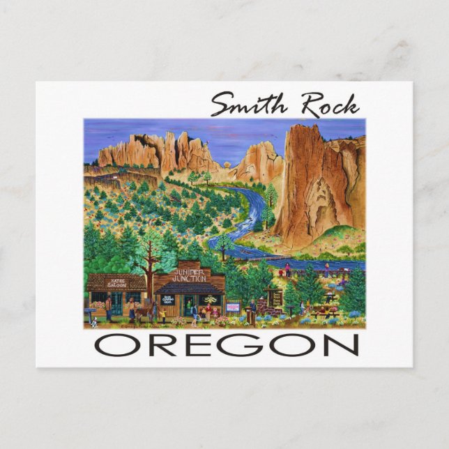Smith Sten ~ Oregon Vykort (Framsida)