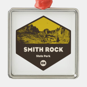 Smith Sten State Park Oregon Julgransprydnad Metall