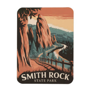 Smith Sten State Park Vintage Magnet