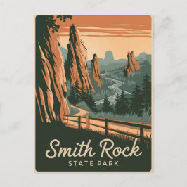 Smith Sten State Park Vintage Vykort