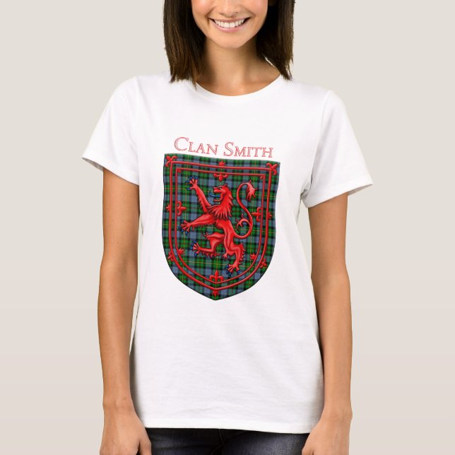 Smith Tartan Scottish Play Lejonare Rampant T Shirt (Framsida)