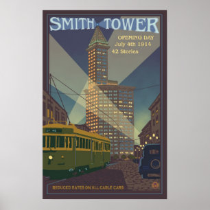 Smith Torn - Seattle, Washington Travel Poster