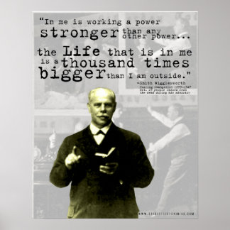 Smith Wigglesworth Quote poster- "Life" Poster