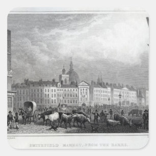 Smithfield marknadsför från Barrsen Fyrkantigt Klistermärke