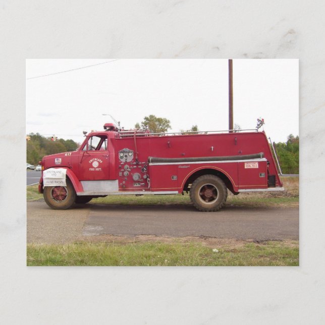 Smithland Volunteer Fire Department Postcard nr 4 Vykort (Framsida)