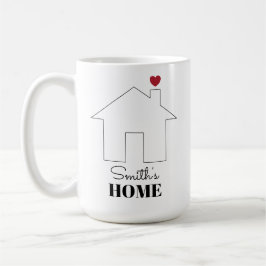 Smiths hem med hjärta kaffemugg