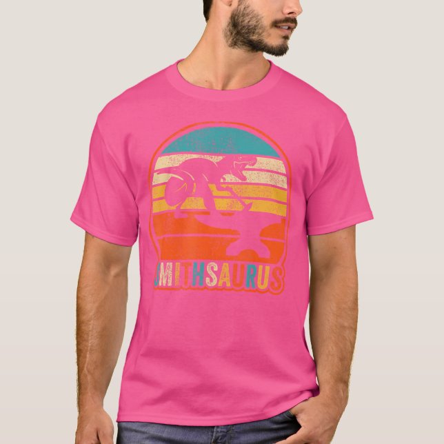 Smithsaurus T-Rex Dinosaur Älskare B T Shirt (Framsida)