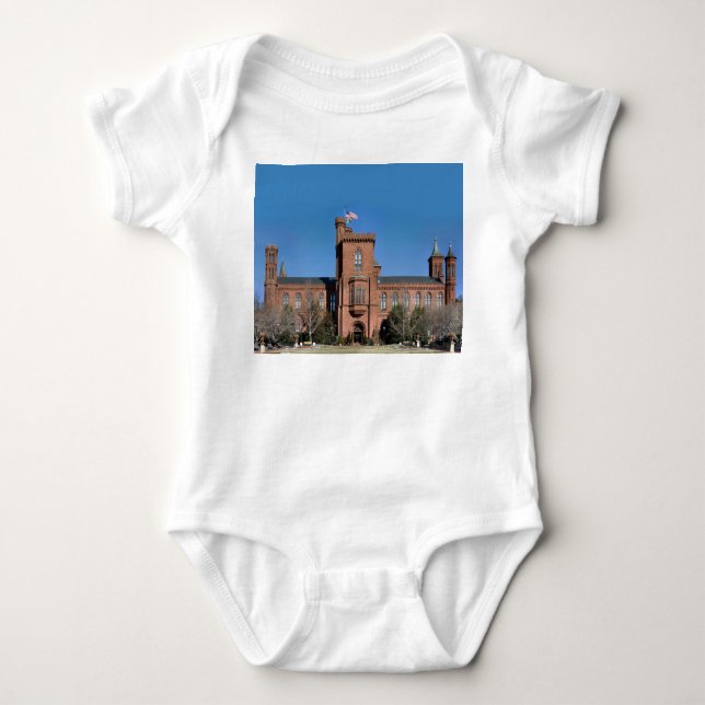 Smithsonia Castle i Washington, D.C. Tee Shirt (Framsida)