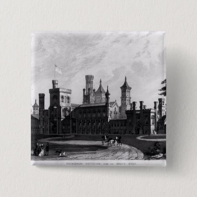 Smithsonian institution från de södra väster knapp (Framsida)