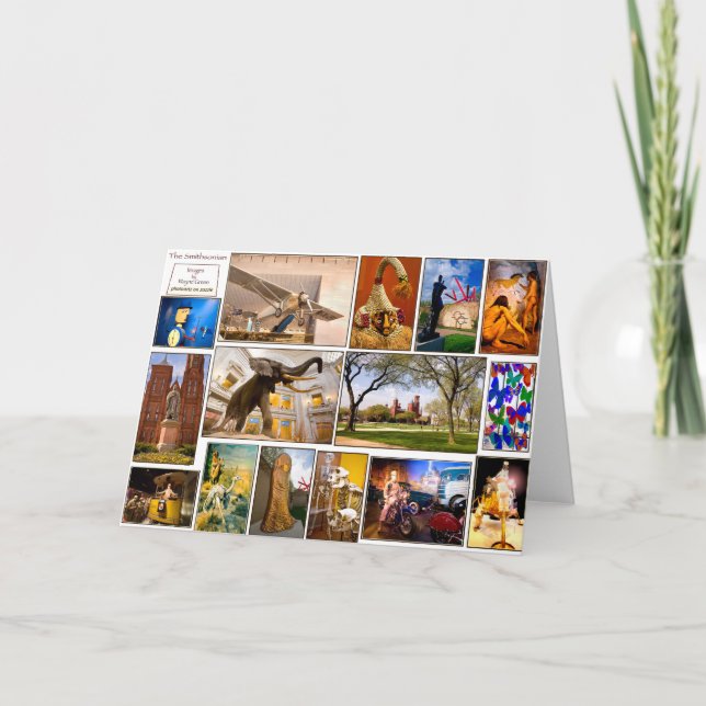 Smithsonian museum - Washington D.C. Kort (Framsida)