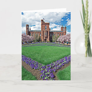 Smithsonian slott och Haupt trädgårds- kort