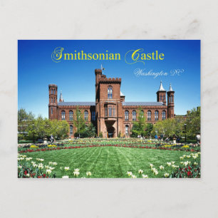 Smithsonian slott, Washington DC Vykort