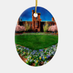 Smithsonic Castle Garden Cherry Blommars Julgransprydnad Keramik
