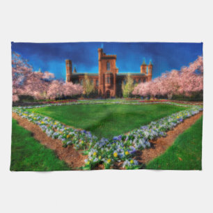 Smithsonic Castle Garden Cherry Blommars Kökshandduk
