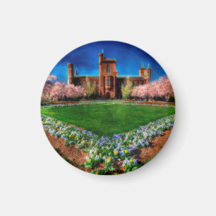Smithsonic Castle Garden Cherry Blommars Magnet