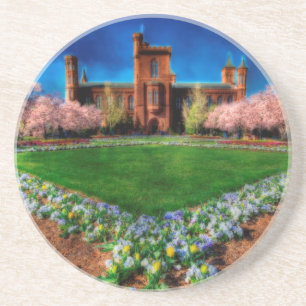 Smithsonic Castle Garden Cherry Blommars Underlägg Sandsten