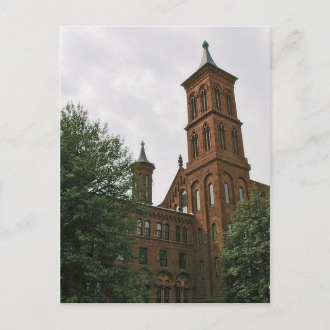 Smithsonic Castle - Washington DC Vykort (Framsida)