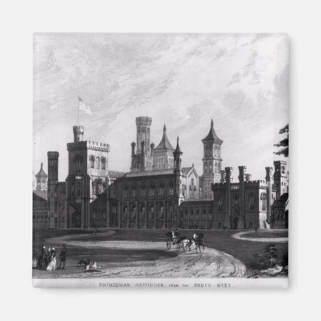 Smithsoniska institutionen i södra Västern Magnet (Framsidan)