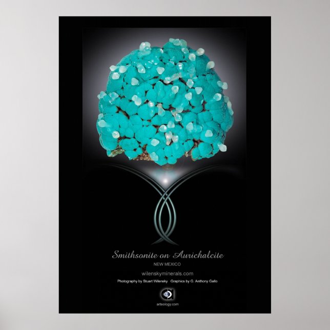 SMITHSONITE AURICHALCITE POSTER (Framsidan)