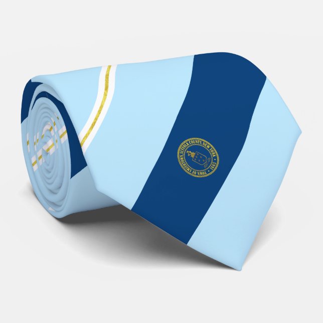 Smithtown (New York) City flagga Neck Tie Slips (Rullad)