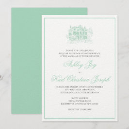 Smithville Mansion Bröllop Inbjudningar