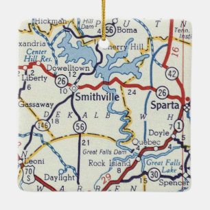 Smithville TN Julgransprydnad Keramik