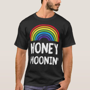Smittande kärlek HBT Gay Lesbisk Brud Brudgum Resa T Shirt